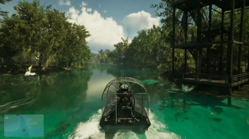 GTA 6: airboat nelle paludi di Leonida