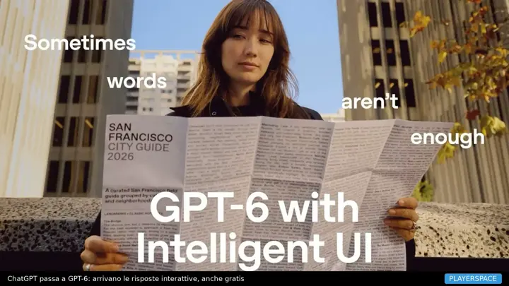 ChatGPT passa a GPT-6 per tutti: arrivano le risposte interattive
