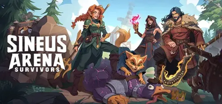 Sineus Arena Survivors è live: bullet heaven 3D con co-op e tower defense