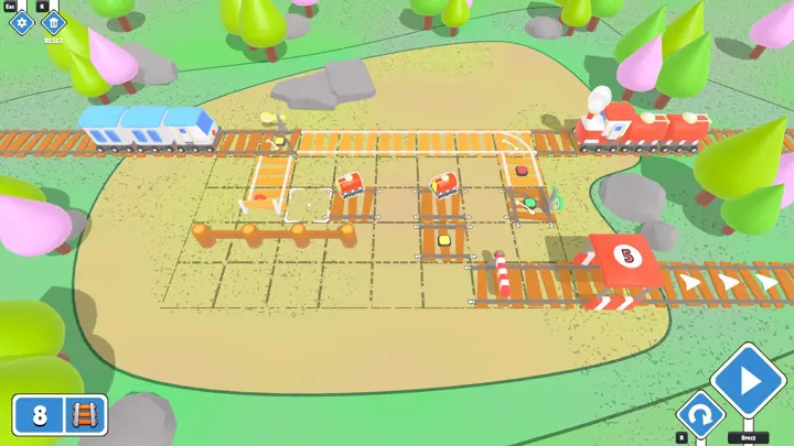 Railway Routes esce oggi su Steam: puzzle ferroviario rilassante su griglia