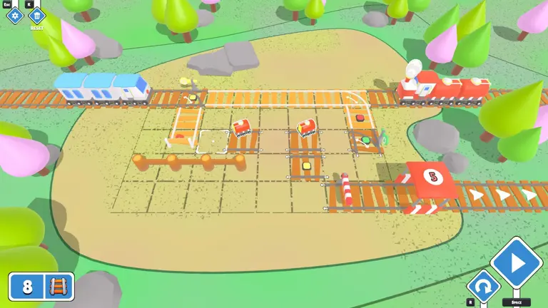 Railway Routes esce oggi su Steam: puzzle ferroviario rilassante su griglia