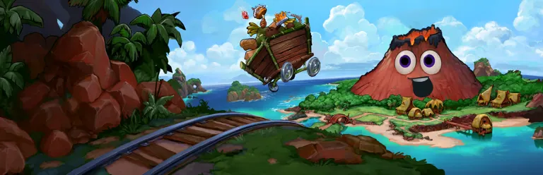 Factory Town 2: Paradise esce oggi su Steam: town builder tropicale con vulcano vivente