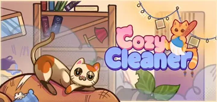 Cozy Cleaner è live: pulizie rilassanti in stanze sabotate dai gatti