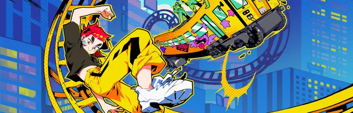 Denshattack! è live su Game Pass: action arcade sui binari in stile Jet Set Radio