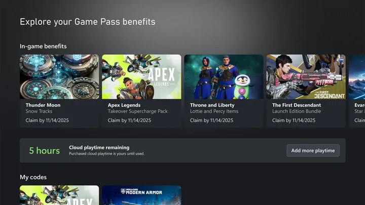 Xbox Cloud Gaming senza Game Pass: pacchetti Cloud Playtime da 10 ore